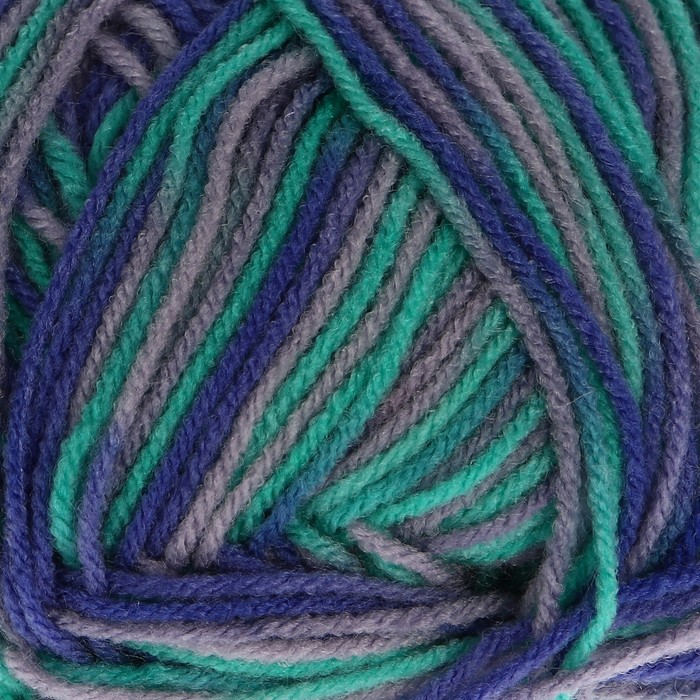 Пряжа "Adelia Jane" 100% акрил 227м/50гр (20 св,фиолетов,-синий-св,бирюз)