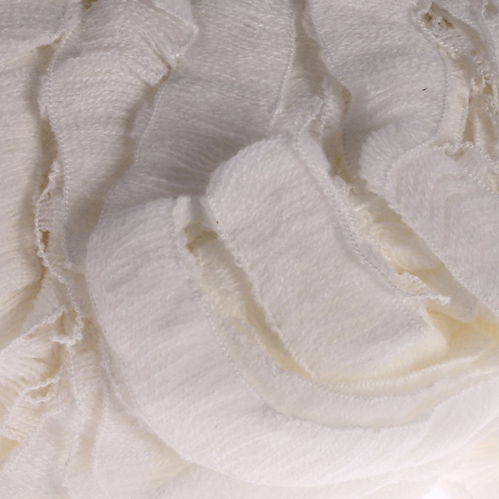 Пряжа "Adelia Ruff" 100% акрил 60м/150гр (01 белый)