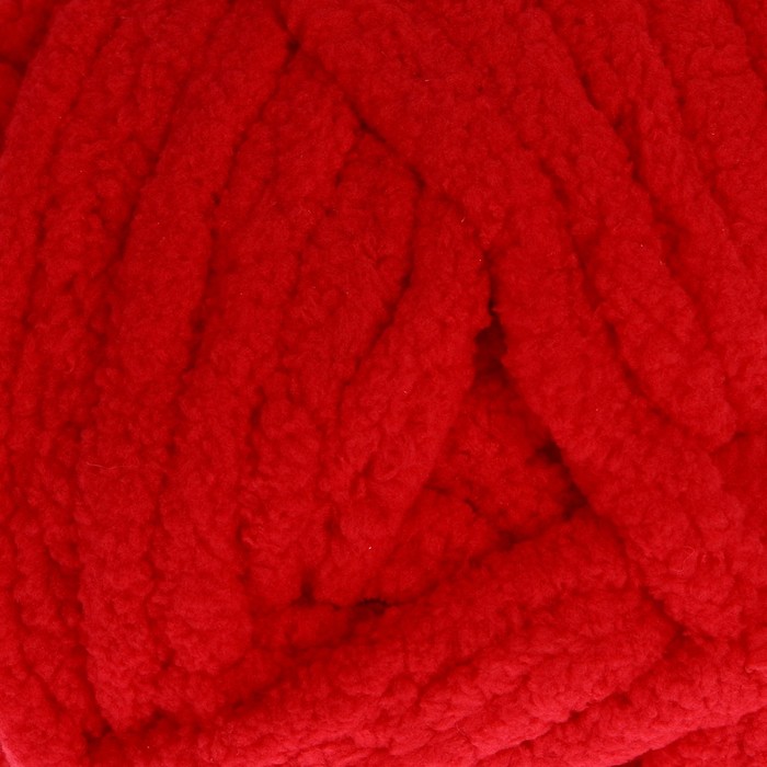 Пряжа "Adelia Dolly" 100% полиэстер 40м/100гр (09 красный)