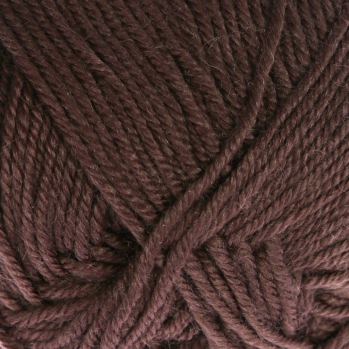Пряжа "Adelia Olivia" 60% акрил, 40% шерсть 250м/100гр (22 коричнев.)