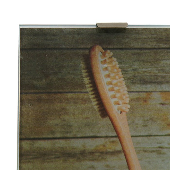 Картина для бани «Купание ребёнка», 30х30 см