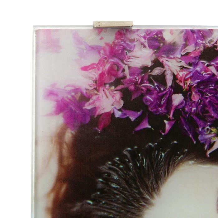 Картина для бани «Девушка в ванной с цветами», 25х50 см