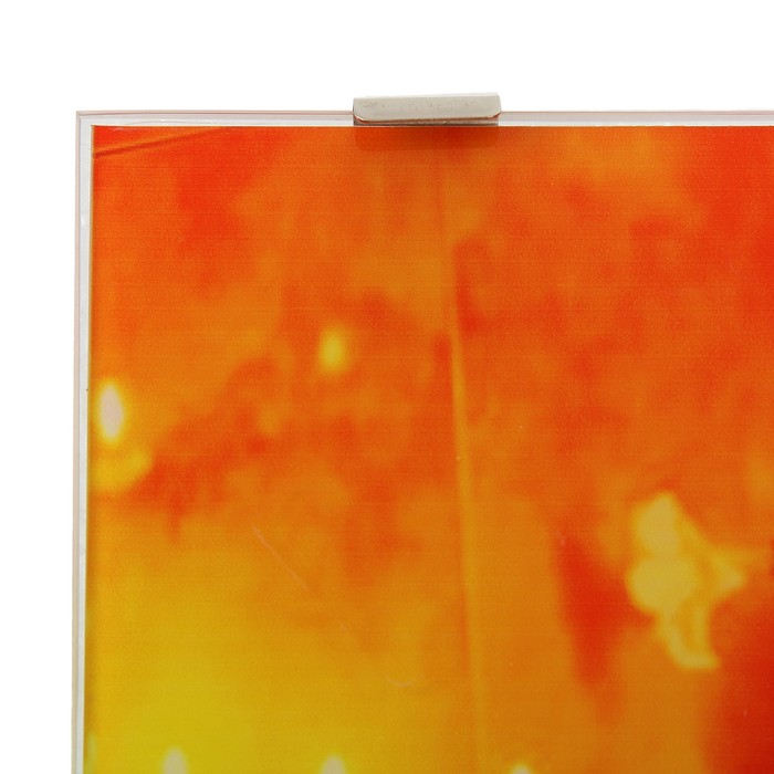 Картина для бани «Девушка в ванной со свечами», 30х30 см