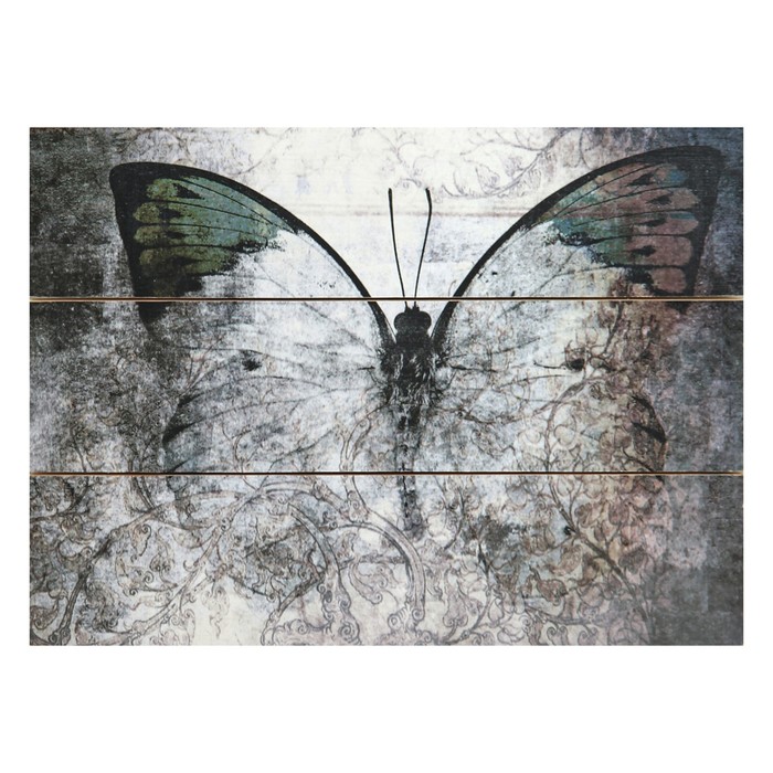 Картина на доске "Бабочка" 30*40 см