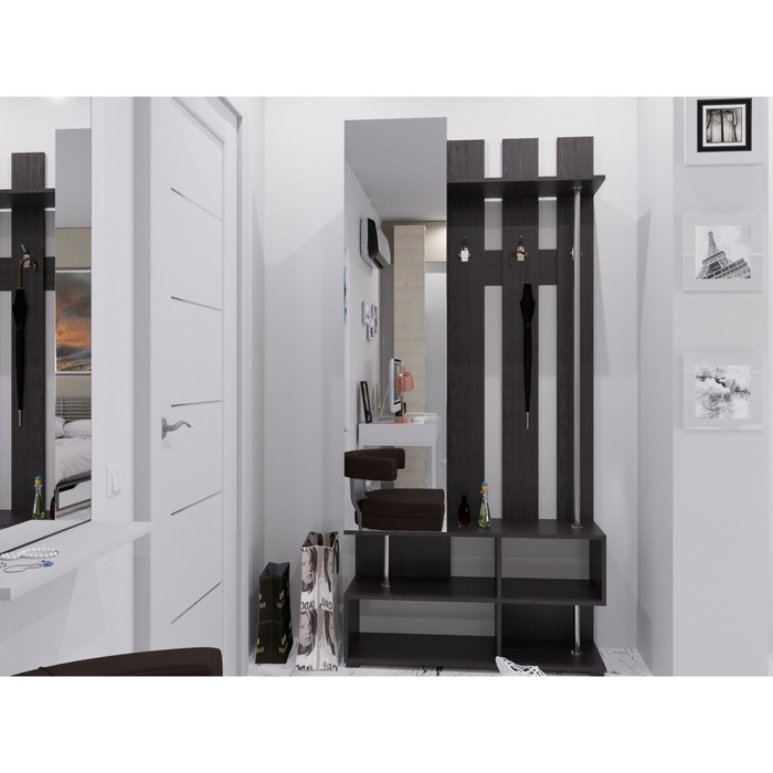 Прихожая "Лас-Вегас" с зеркалом, венге