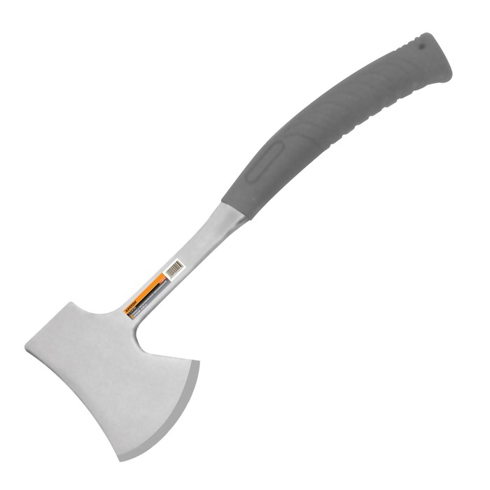 Топор "Кратон" 2 15 04 005, с металлической обрезиненной рукояткой, 0.6 кг