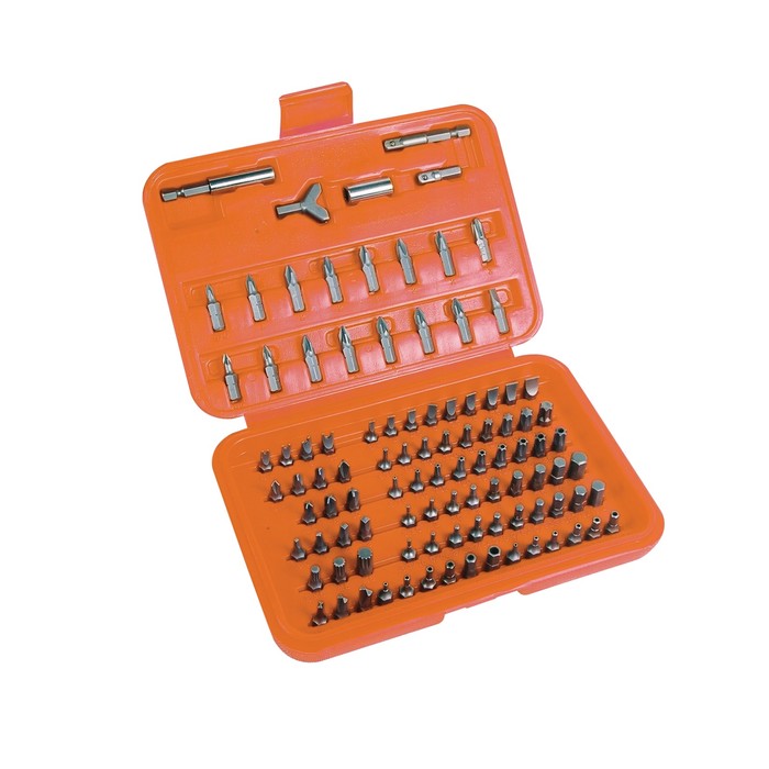 Набор бит "Кратон" 1 12 01 003, держатель бит, 100 шт