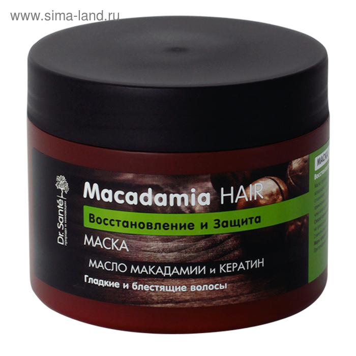 фото Маска для волос dr.sante macadamia hair «восстановление и защита», 300 мл