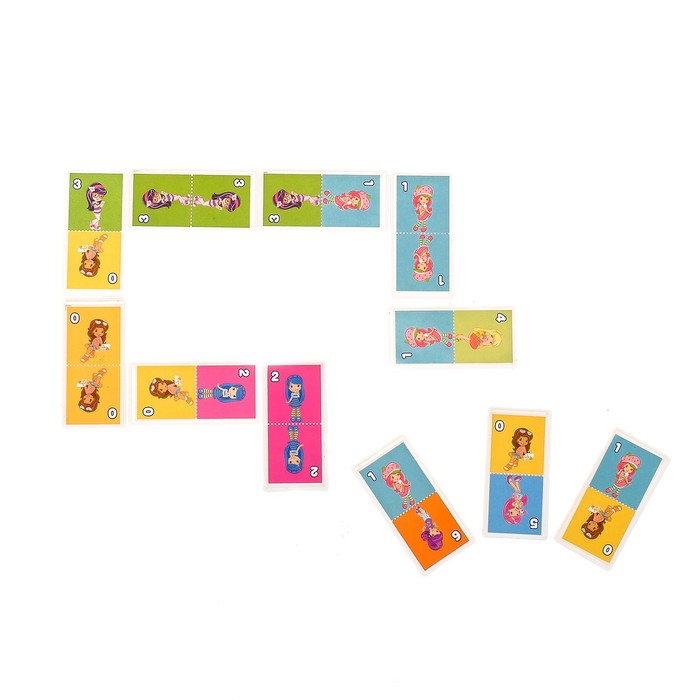 Домино "Земляничка", 3 в 1