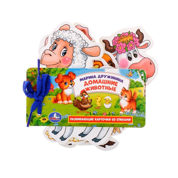 Карточки на шнурке "Домашние животные" В. Степанов 4690590127131