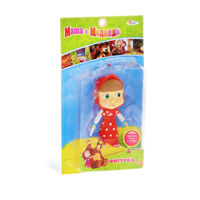 Фигурка "Маша и Медведь" в красном платье F-24R