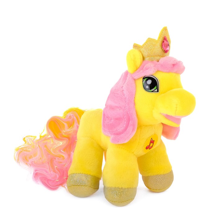 Мягкая музыкальная игрушка "Пони мелодия", 17 см