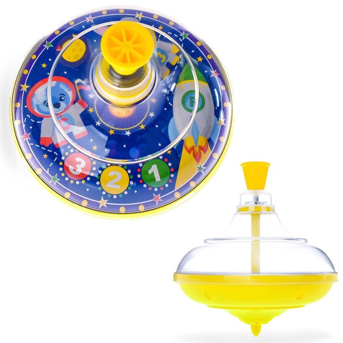 Юла прозрачная «Галактика», МИКС 3399316