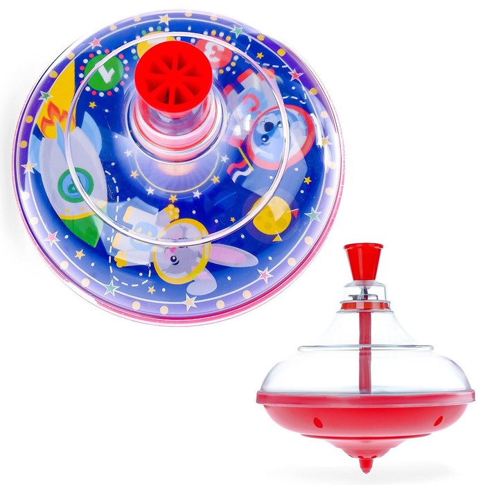 Юла прозрачная «Галактика», МИКС 3399316