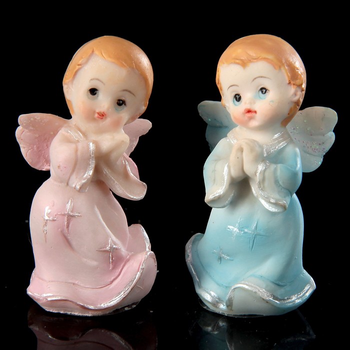 Сувенир полистоун "Ангельские молитвы" МИКС 5,3х3,3х2,5 см