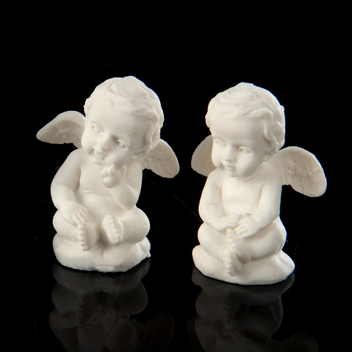 Сувенир полистоун "Маленький ангел на облачке" МИКС 4,2х3,1х2,2 см