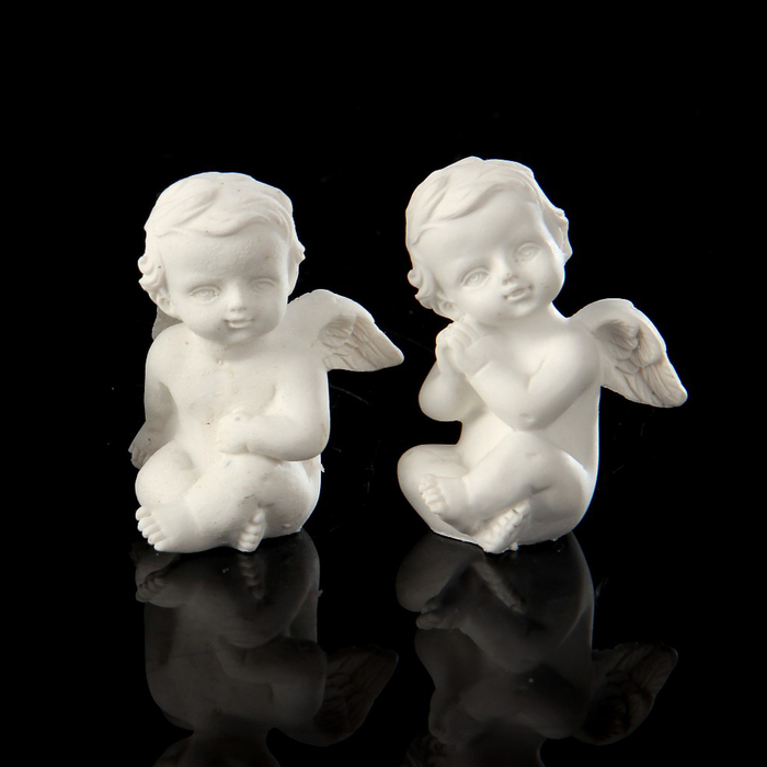 Сувенир полистоун "Маленький белоснежный ангел" МИКС 5,2х3,4х3 см