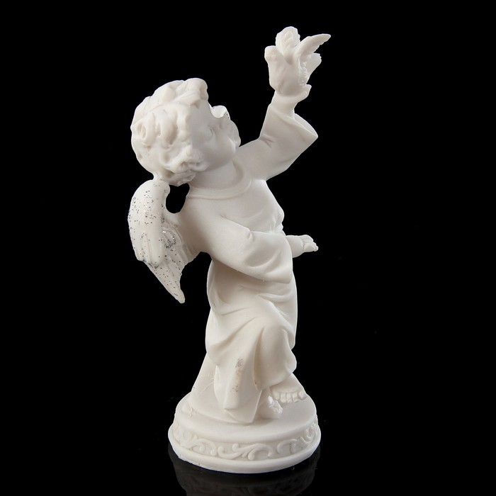 Сувенир полистоун "Ангел с голубем" МИКС 12,5х6,5х5 см