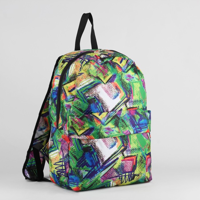 Рюкзак молодёжный "Абстракция", отдел на молнии, наружный карман