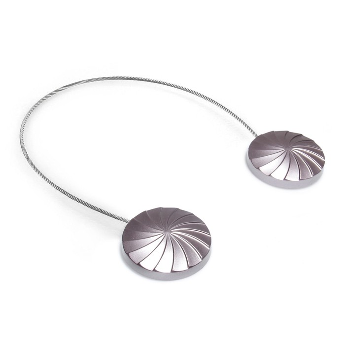 Подхват для штор "Волна", на тросике, 1шт, 4,5*30см