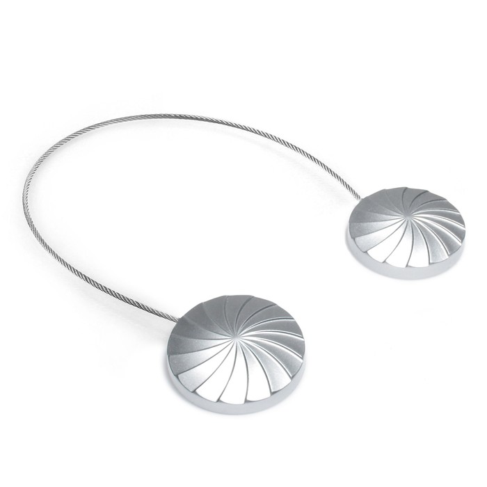 Подхват для штор "Волна", на тросике, 1шт, 4,5*30см