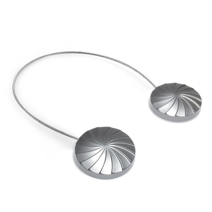 Подхват для штор "Волна", на тросике, 1шт, 4,5*30см