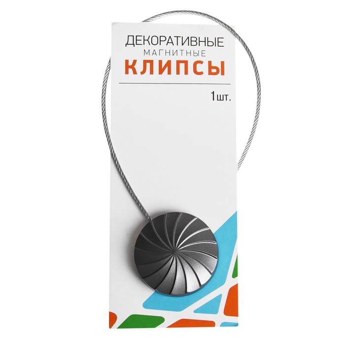 Подхват для штор "Волна", на тросике, 1шт, 4,5*30см