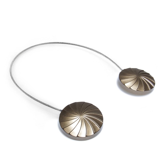 Подхват для штор "Волна", на тросике, 1шт, 4,5*30см