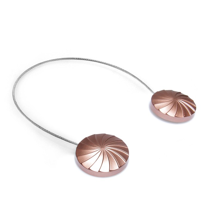 Подхват для штор "Волна", на тросике, 1шт, 4,5*30см