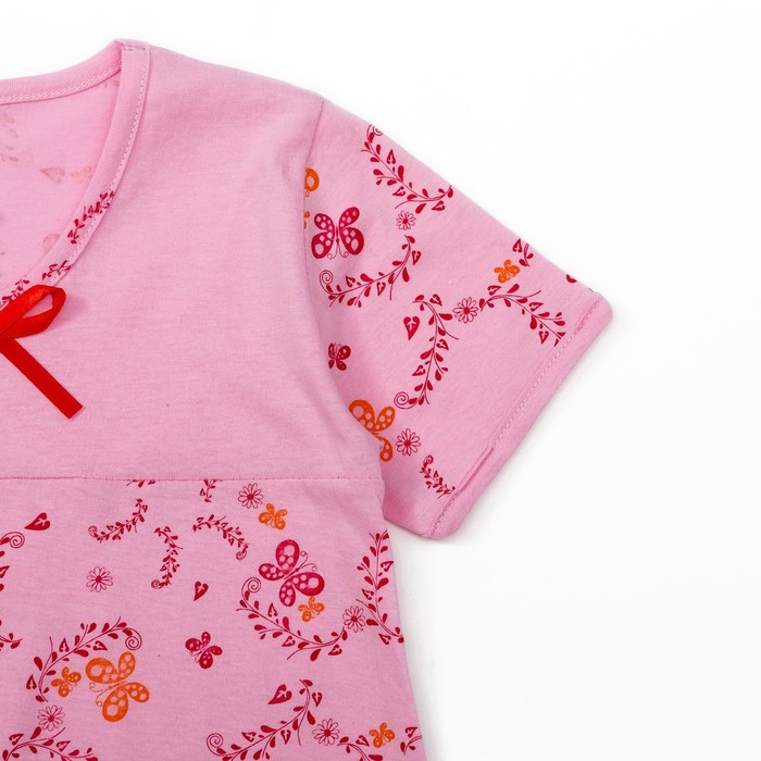 Сорочка для девочек, рост 110-116 (32) см, цвет розовый