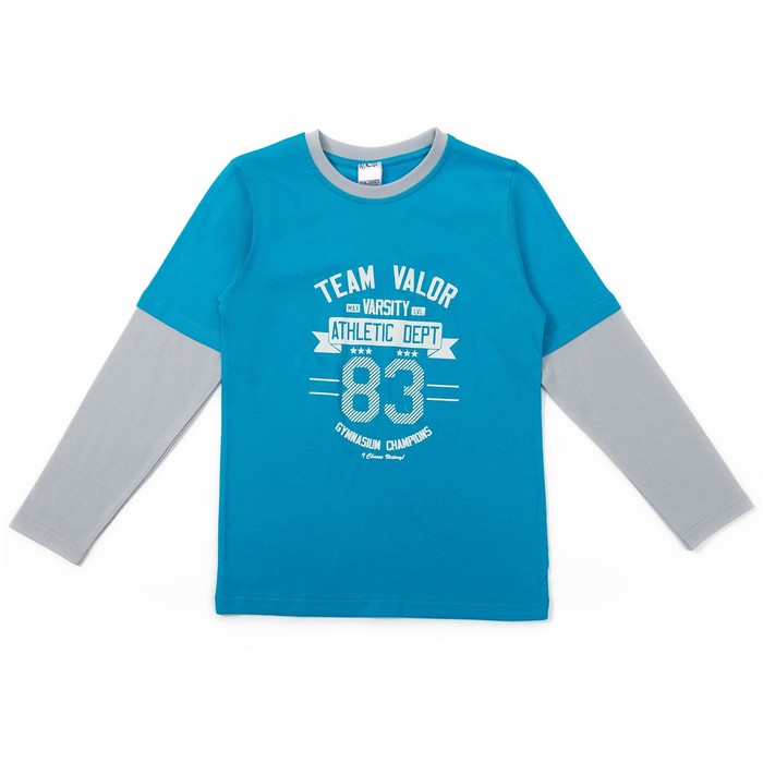 Джемпер для мальчиков, рост 146-152 (42) см, цвет голубой