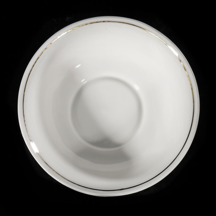 Чашка для бульона 390 мл "Розовые розы", отводка золотом