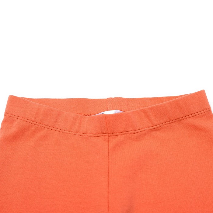 Капри для девочки, рост 110 см, цвет оранжевый