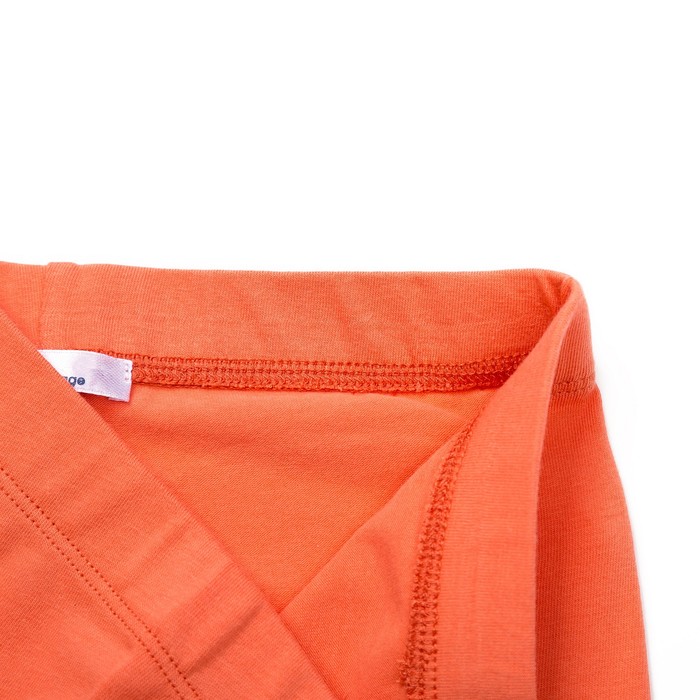 Капри для девочки, рост 110 см, цвет оранжевый