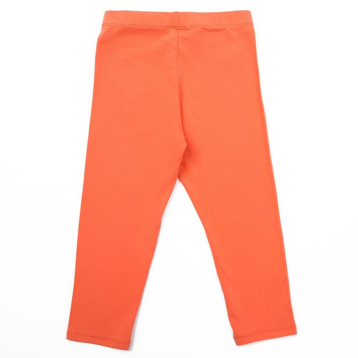 Капри для девочки, рост 110 см, цвет оранжевый