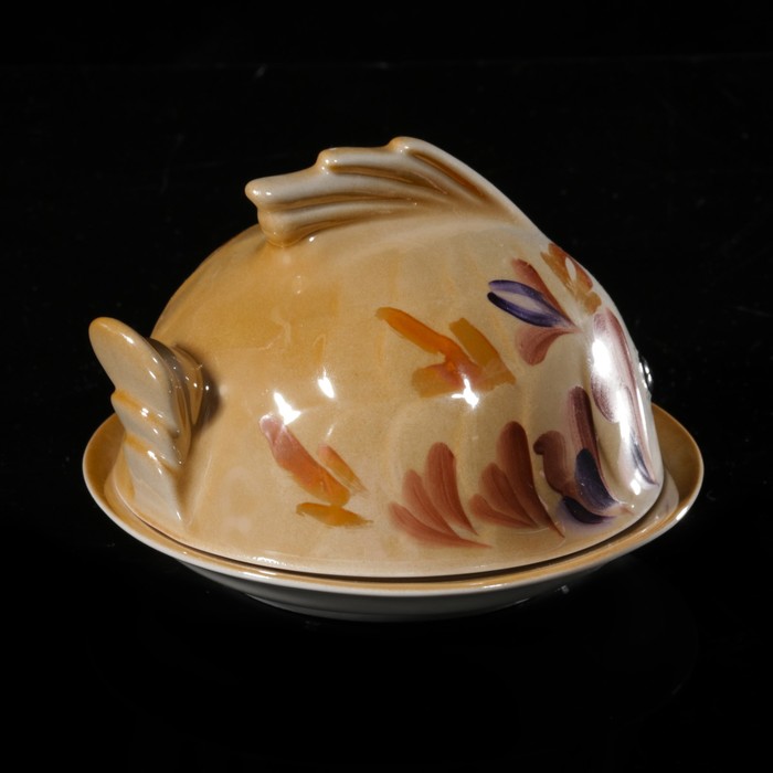 Масленка 14х11 см "Перламутровая"