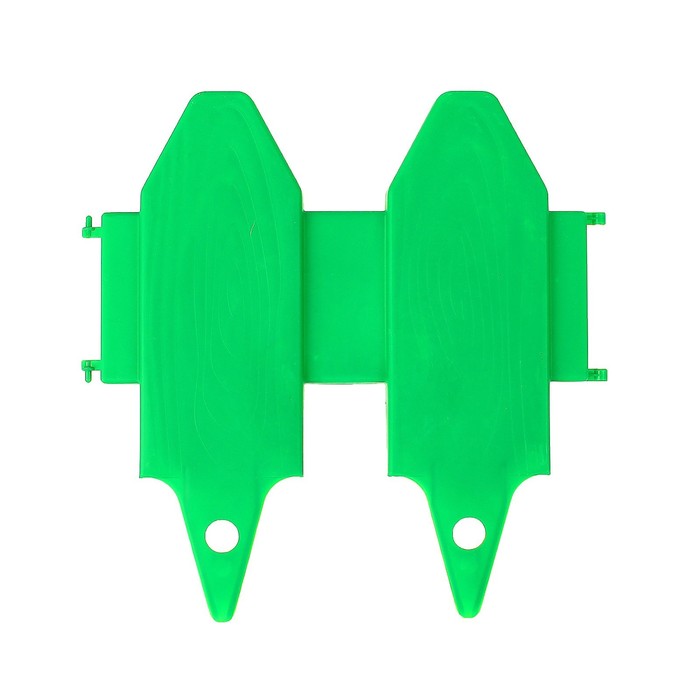 Ограждение декоративное, 29 х 270 см, 10 секций, пластик, зелёное, «Дощечки»