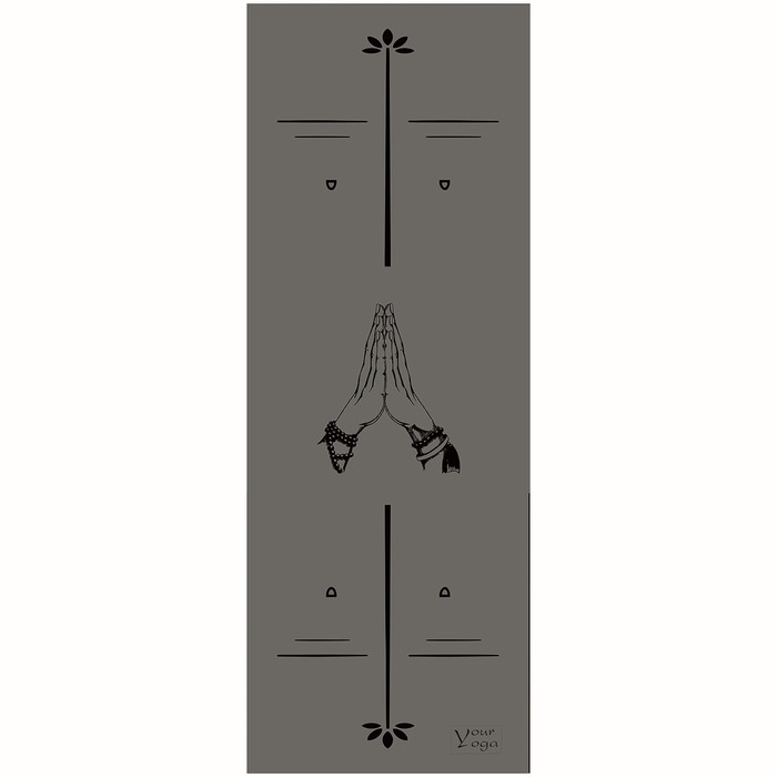 Коврик для йоги «Namaste black»