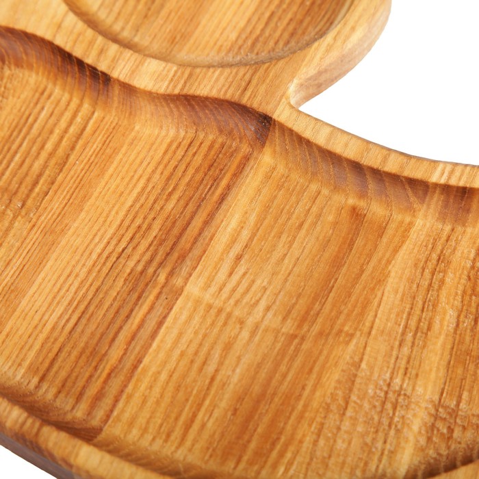 Тарелка деревянная "Уточка", 25 х 20 см