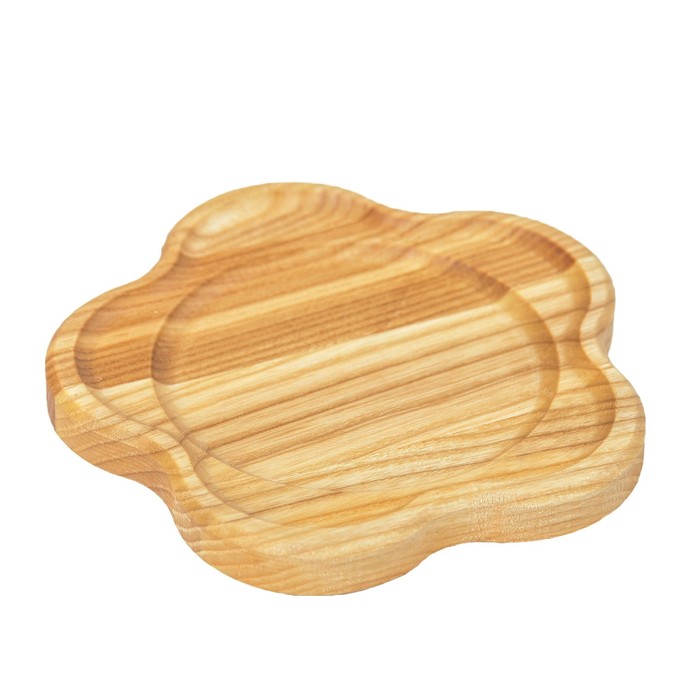 Тарелка деревянная "Звездочка", 20 х 20 см