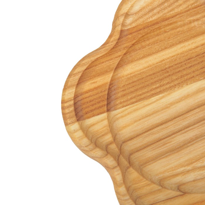 Тарелка деревянная "Звездочка", 20 х 20 см