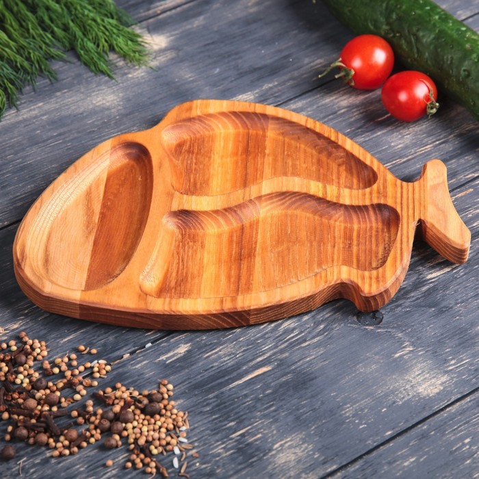 Тарелка менажная "Рыба", 25 х 18 см