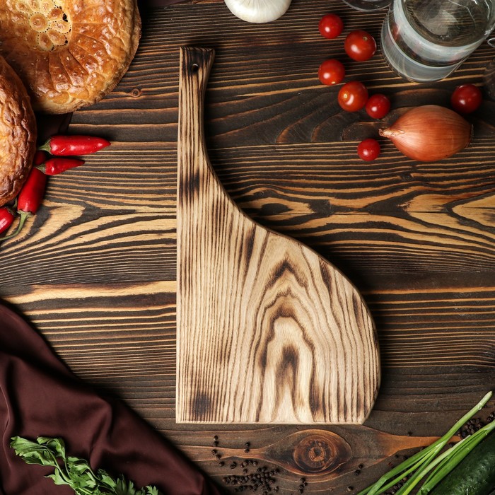 Доска авторская "Лофт", массив ясеня, 35 х 20 см