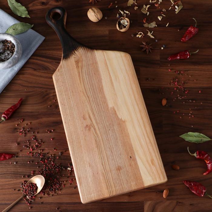 Доска для подачи с ручкой "Авторская №7", 50х20 см