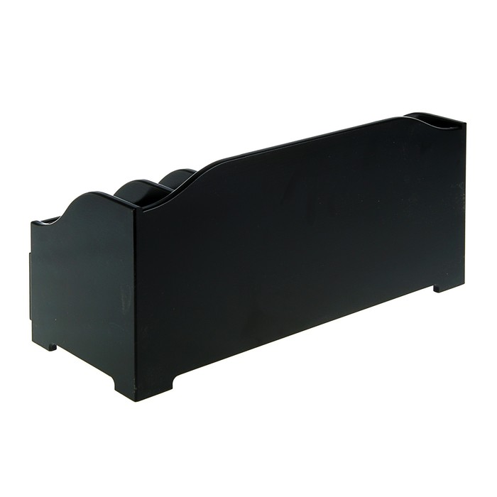 Комодик для косметики с 2 ящиками ЧЕРНЫЙ, 50х25х20см