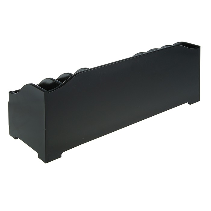 Комодик для косметики с 3 ящиками, ЧЕРНЫЙ, 60х25х20см