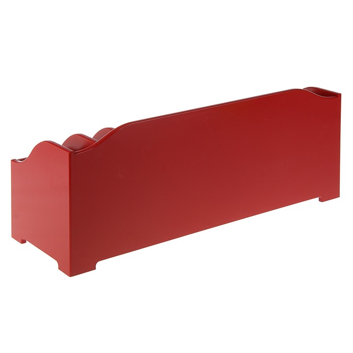 Комодик для косметики с 3 ящиками, КРАСНЫЙ, 60х25х20см