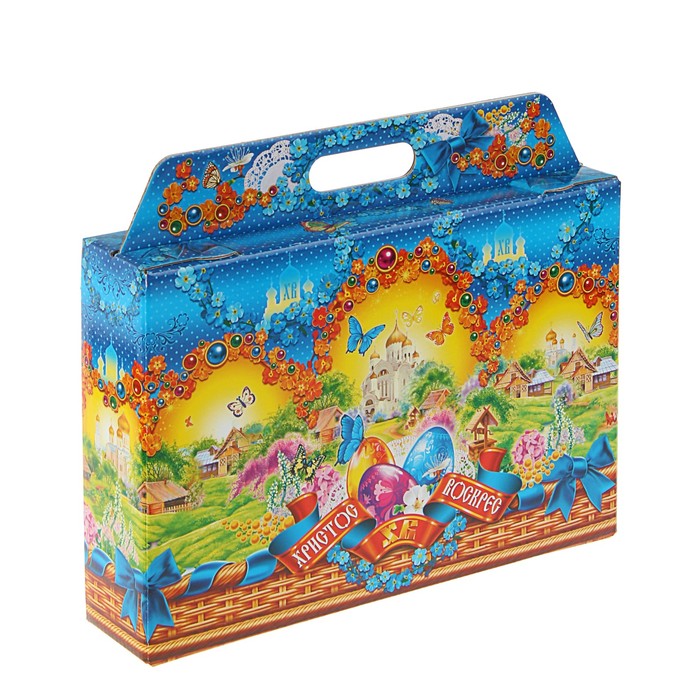 Упаковка пасхальная "Портфель", 31 x 6,5 x 21,5 см