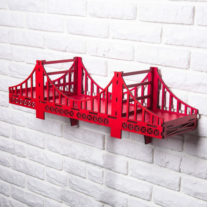 Полка деревянная "Золотые ворота", 75 см