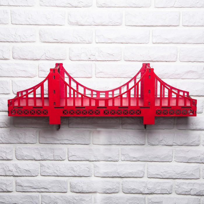 Полка деревянная "Золотые ворота", 75 см